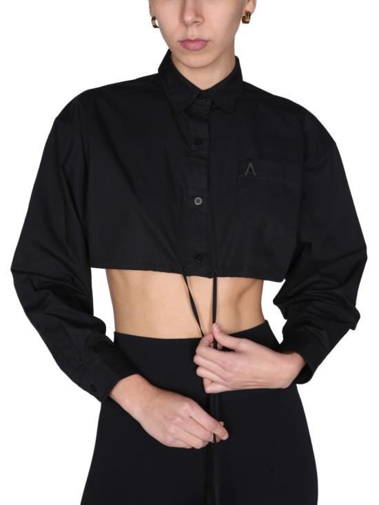  안드레아 아다모 긴팔 티셔츠 ADSS22SR01012473 0473 Black - ANDREA ADAMO