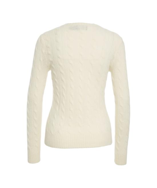 25FW 폴로 랄프로렌 폴로 자수 케이블 니트 스웨터  211 971865 Neutrals - POLO RALPH LAUREN