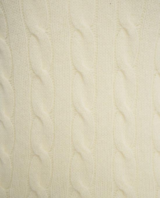 25FW 폴로 랄프로렌 폴로 자수 케이블 니트 스웨터  211 971865 Neutrals - POLO RALPH LAUREN