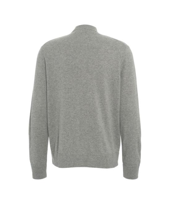 25FW 폴로 랄프로렌 로고 자수 지퍼 가디건 710 974149 Grey - POLO RALPH LAUREN