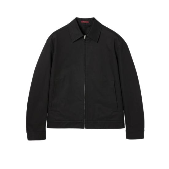 25FW 구찌 웹 디테일 코튼 트윌 자켓 827503ZAQH5 Black