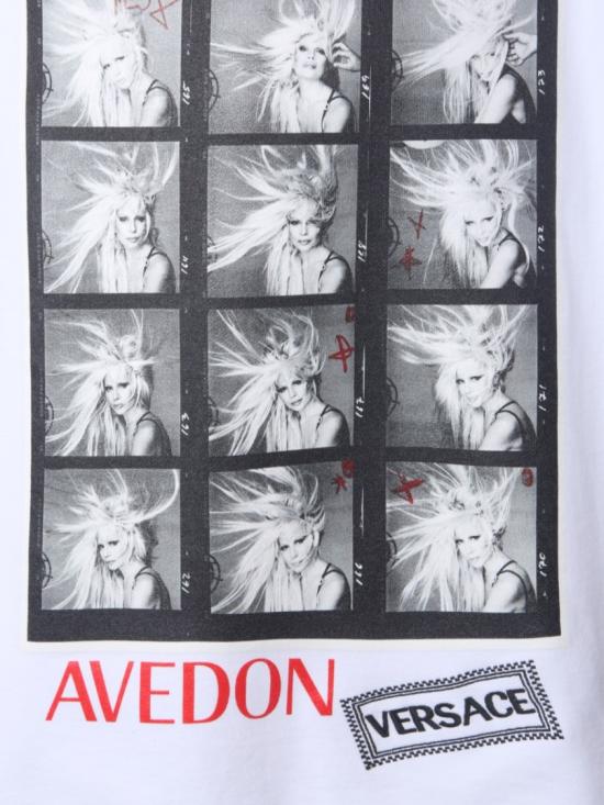  베르사체 긴팔 티셔츠 A84808 A227994A1001 White - VERSACE