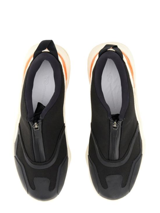  와이쓰리 스니커즈 HR1988 BLACK CWHITE ORANGE - Y-3