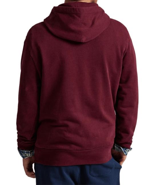 25FW 폴로 랄프로렌 더블 니트 후드 집업 710881517 Red - POLO RALPH LAUREN