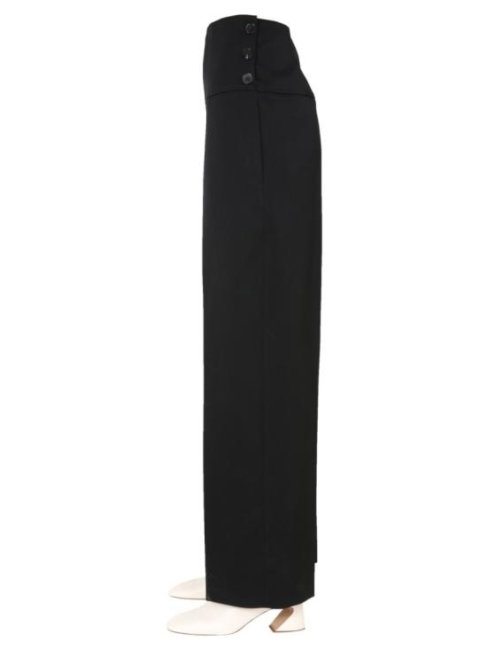  질샌더 스트레이트 팬츠 JSPR301425 WR202100001 Black - JIL SANDER