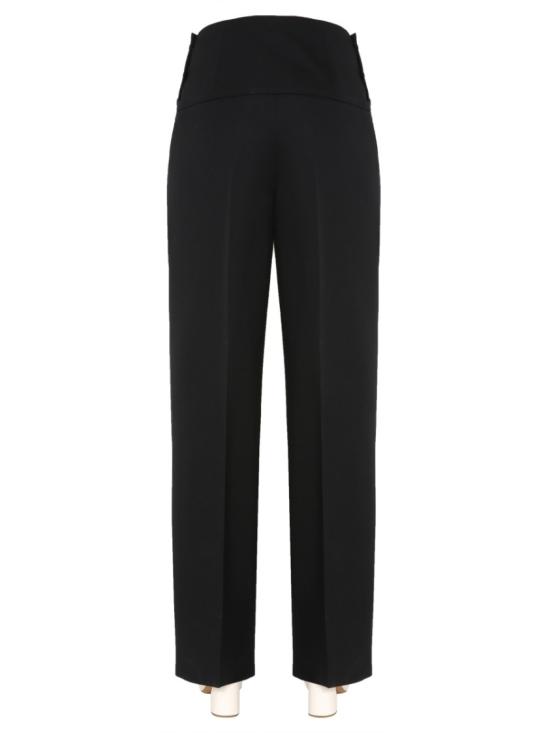  질샌더 스트레이트 팬츠 JSPR301425 WR202100001 Black - JIL SANDER