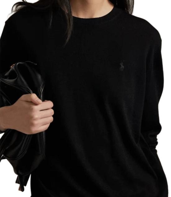 25FW 폴로 랄프로렌 긴팔 티셔츠 211972137 Black - POLO RALPH LAUREN