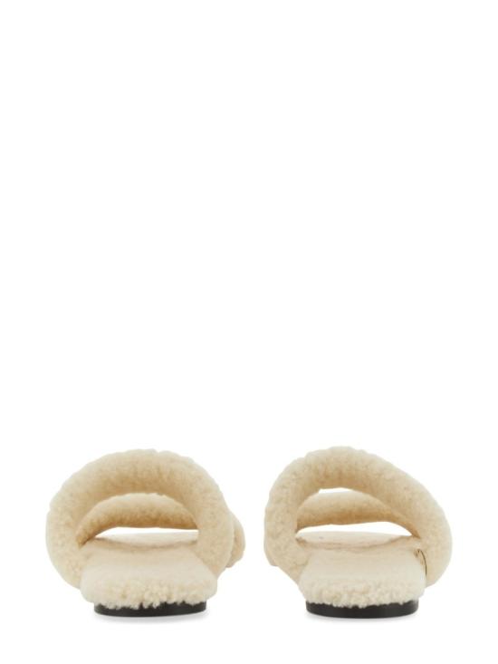  생로랑 블리치 셔링 뮬 711242 AAAUC2634 Neutrals - SAINT LAURENT