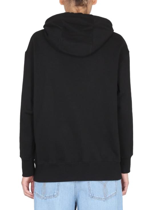  베르사체 후드 티셔츠 1007267 1A054031B000 Black - VERSACE