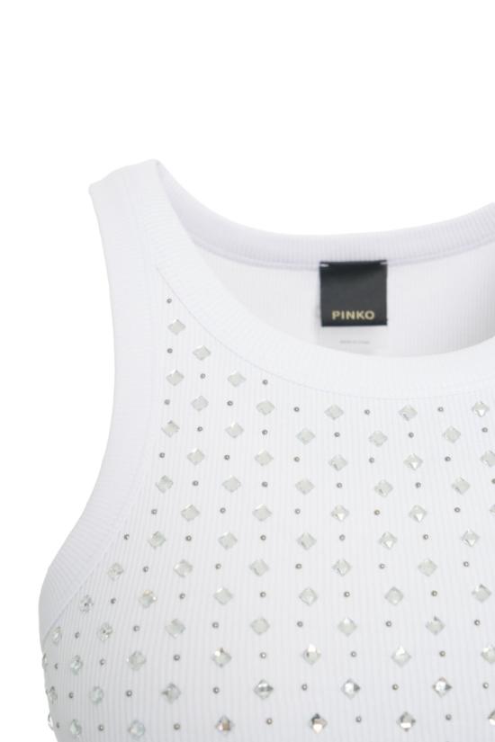 25FW 핑코 민소매 티셔츠 105928 A2XY White - PINKO