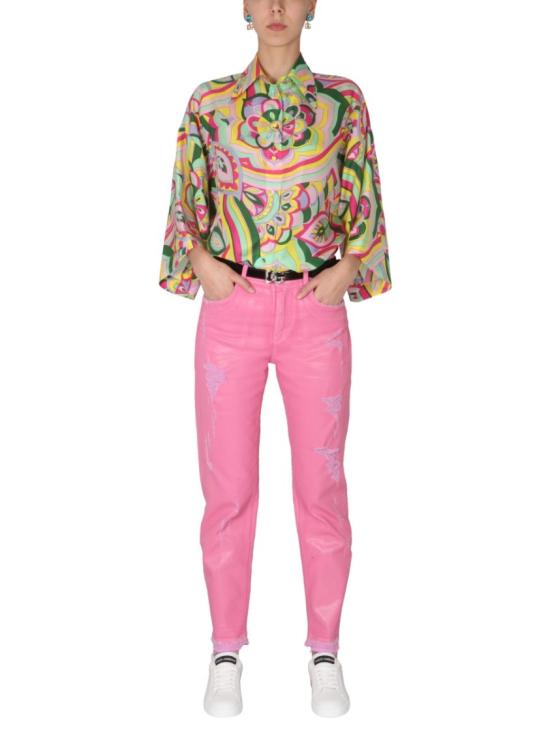  돌체앤가바나 블라우스 F5P38T IS1K2HH3JX Pink - DOLCE & GABBANA