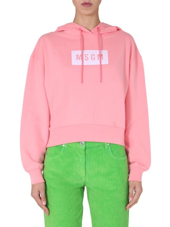  엠에스지엠 후드 티셔츠 2941MDM177 20779913 Pink