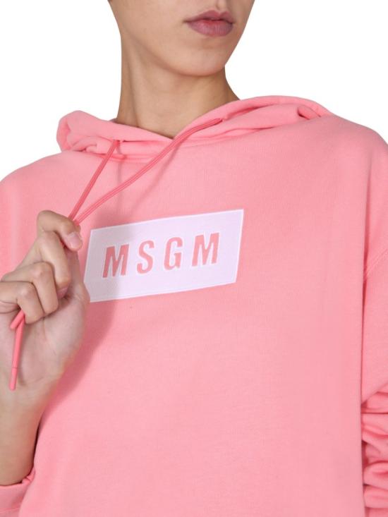  엠에스지엠 후드 티셔츠 2941MDM177 20779913 Pink - MSGM