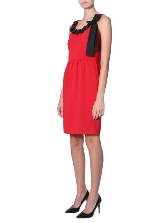  모스키노 미디 원피스 0429 61241115 Red - MOSCHINO