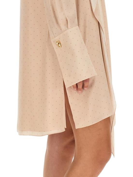  펜디 미디 원피스 FDB919 AGU1F10RM Neutrals - FENDI