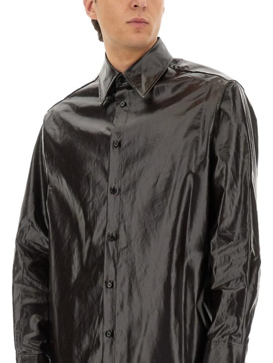 25FW MM6 메종마르지엘라 셔츠 SH2DT0035 M35617144 Black - MM6 MAISON MARGIELA