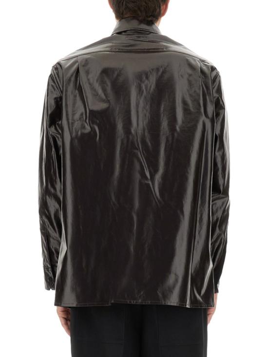 25FW MM6 메종마르지엘라 셔츠 SH2DT0035 M35617144 Black - MM6 MAISON MARGIELA