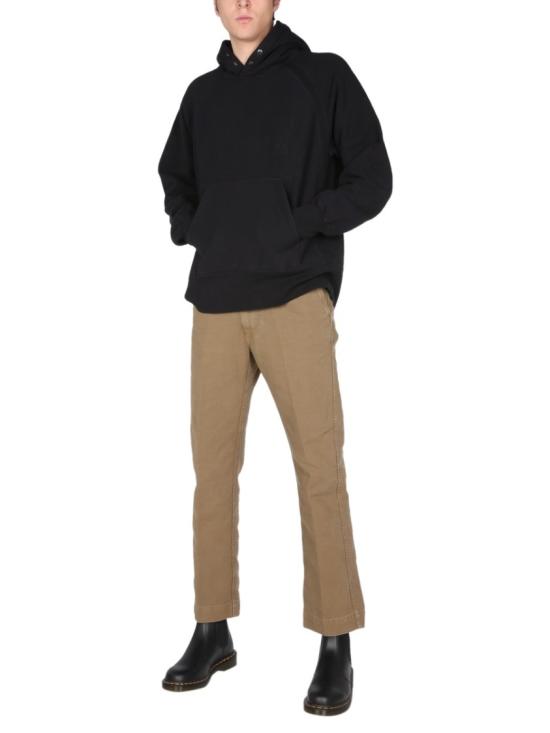  엔지니어드가먼츠 후드 티셔츠 21F1B021B NP084 Black - ENGINEERED GARMENTS