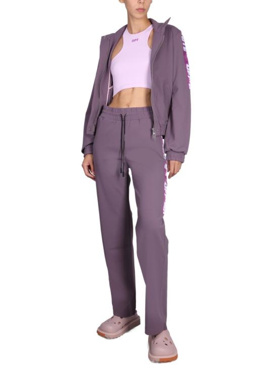  오프화이트 긴팔 티셔츠 OWVL016 F22JER0013500 Purple - OFF WHITE