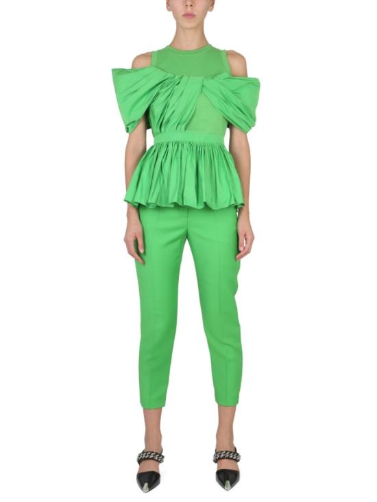  알렉산더 맥퀸 스트레이트 팬츠 724751 QJAC73024 Green - ALEXANDER MCQUEEN
