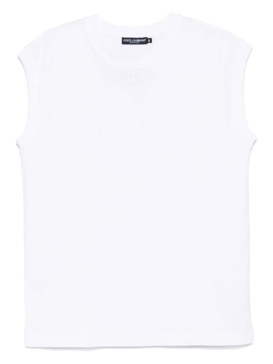 25FW 돌체앤가바나 민소매 티셔츠 F8M69Z White