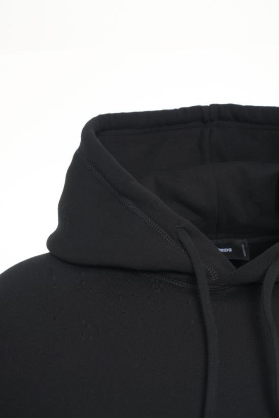 25FW 디스퀘어드2 후드 티셔츠 S71GU0754 S25516 Black - DSQUARED2