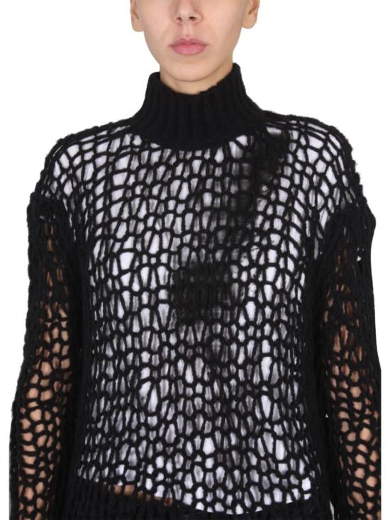  앤 드뮐미스터 터틀넥 B0010930 FA209099 Black - ANN DEMEULEMEESTER