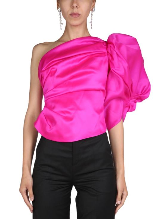  아누키 블라우스 ASS22N02 BLFUFUCHSIA Pink