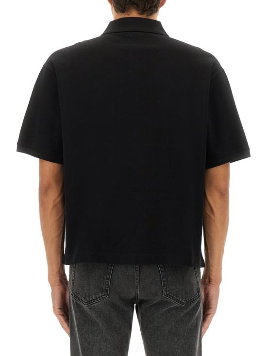 25FW 알렉산더 맥퀸 폴로 티셔츠 847737 QTAD20548 Black - ALEXANDER MCQUEEN