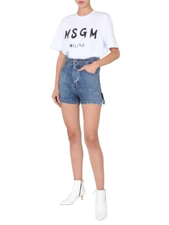  엠에스지엠 데님 숏팬츠 2941MDB44L 20772888 Blue - MSGM