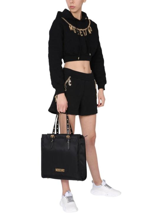  모스키노 숏팬츠 03050527 0555 Black - MOSCHINO