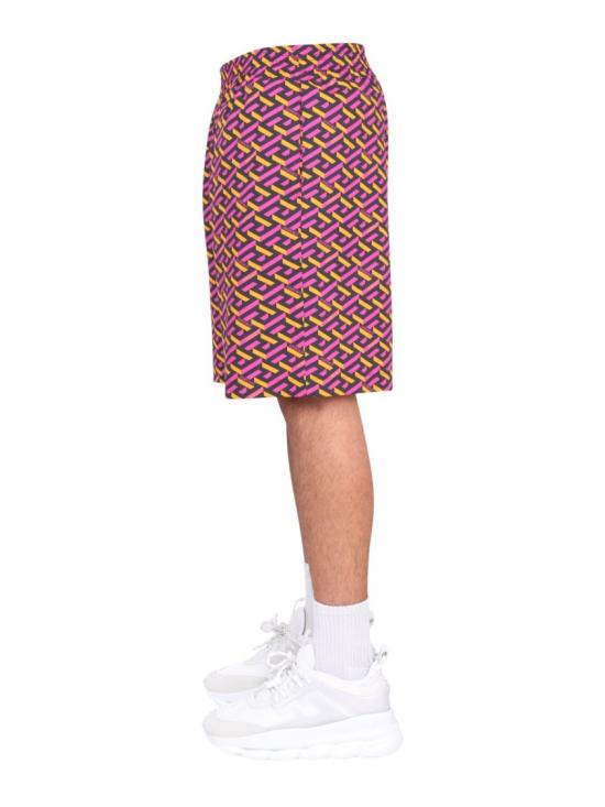  베르사체 숏팬츠 1002476 1A049925R310 Burgundy - VERSACE
