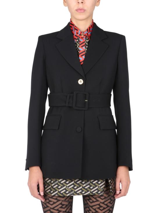  베르사체 수트 자켓 1001728 1A017981B000 Black