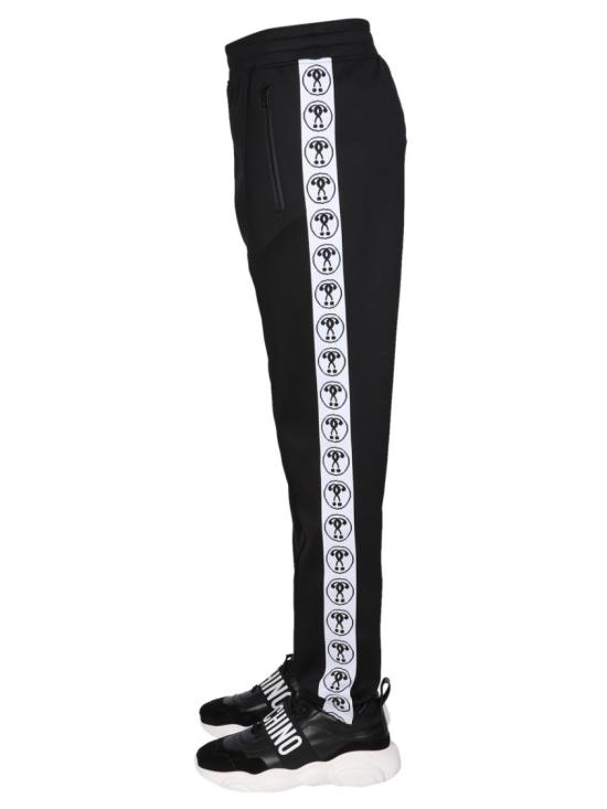  모스키노 트레이닝/조거 팬츠 03287029 1555 Black - MOSCHINO