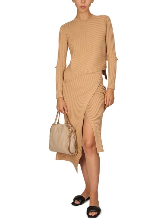  스텔라 맥카트니 롱 스커트 6K0146 3S23399801 Brown - STELLA MCCARTNEY