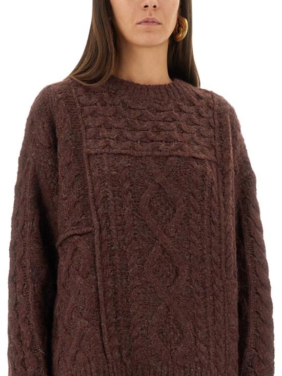 25FW 이자벨마랑에뚜왈 DEOTILLE 케이블 니트 울 스웨터 PU0702FA C3L10E80BY Black - ISABEL MARANT ETOILE