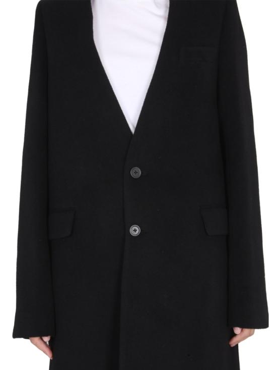  앤 드뮐미스터 코트 B0010819 FA113099 Black - ANN DEMEULEMEESTER
