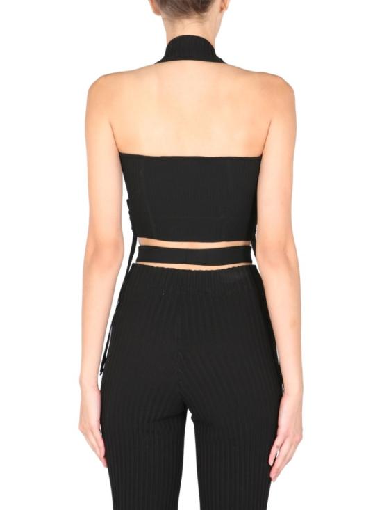  안드레아 아다모 민소매 티셔츠 ADFW21TO08031473 0473 Black - ANDREA ADAMO