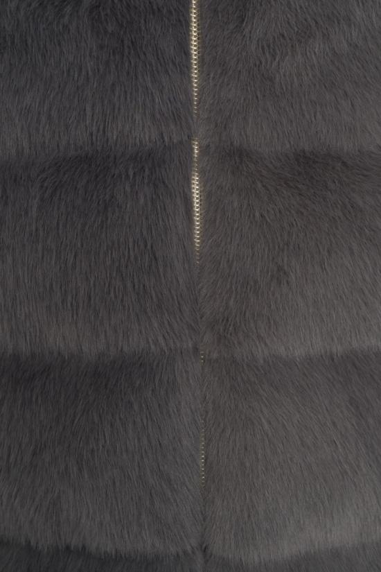 25FW 에르노 레이디 얼터너티브 퍼 & 울트라라이트 나일론 베스트 PI002123D 12630 Grey - HERNO