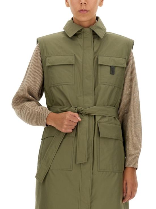  브루넬로 쿠치넬리 코트 MB5749563P C8648 Green - BRUNELLO CUCINELLI