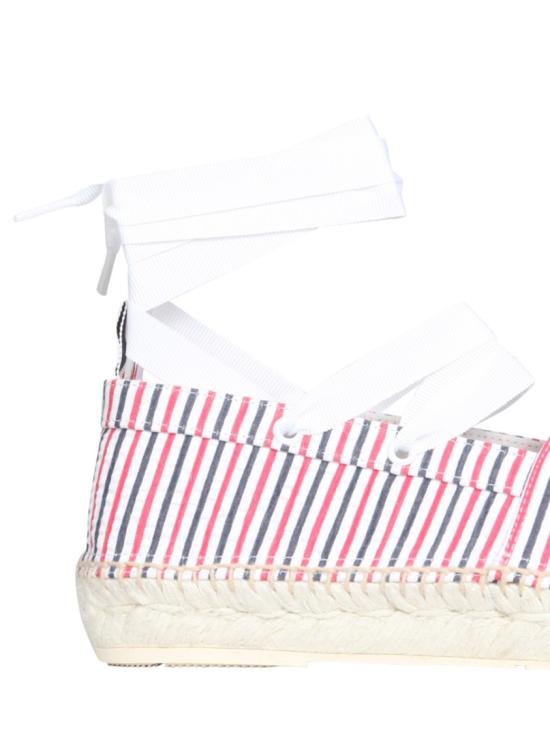  톰브라운 플랫 슈즈 FFD092A 06127960 White - THOM BROWNE