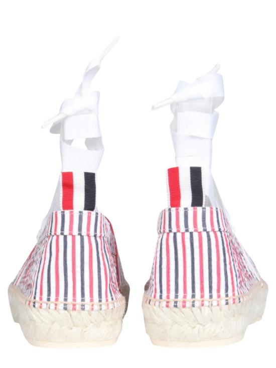  톰브라운 플랫 슈즈 FFD092A 06127960 White - THOM BROWNE