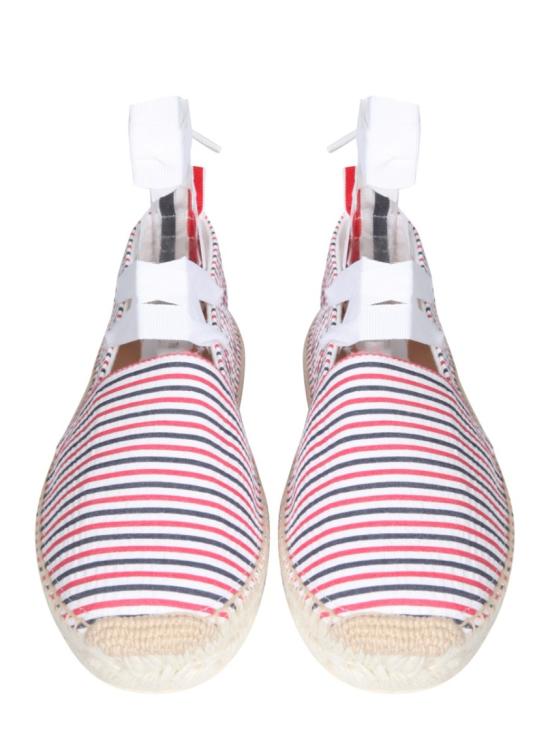  톰브라운 플랫 슈즈 FFD092A 06127960 White - THOM BROWNE