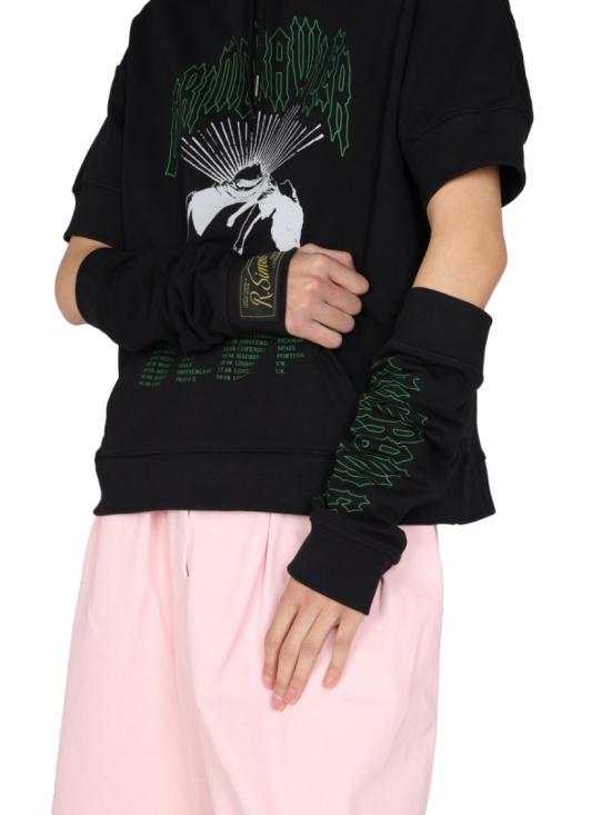  라프 시몬스 후드 티셔츠 221 W170 190030099 Black - RAF SIMONS