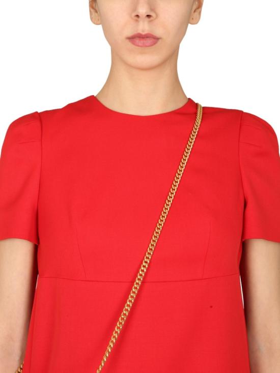  알렉산더 맥퀸 미디 원피스 646250 QJAAC6610 Red - ALEXANDER MCQUEEN