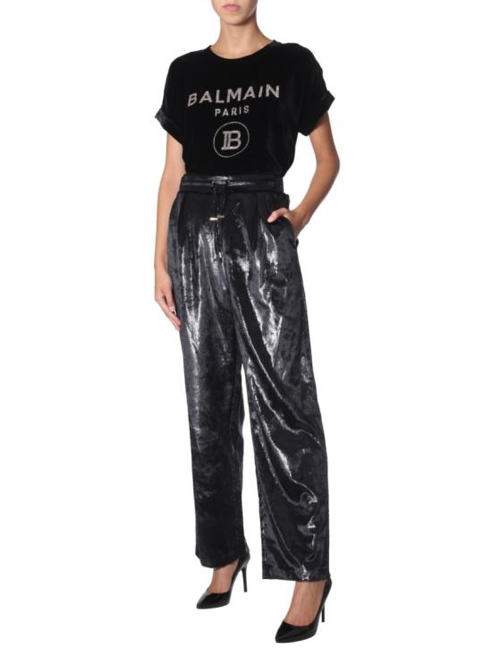  발망 스트레이트 팬츠 SF15339 X2340PA Black - BALMAIN