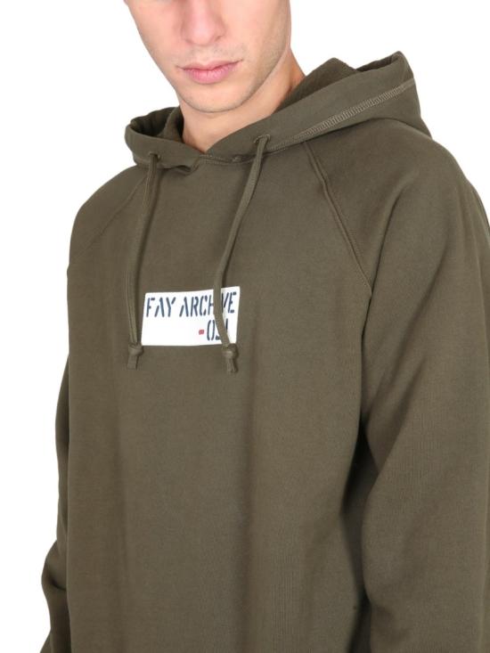  페이 후드 티셔츠 NJMB5452830 TQAV602 Grey - FAY