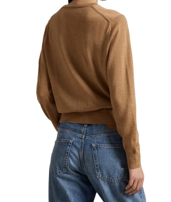 25FW 폴로 랄프로렌 긴팔 티셔츠 211972137 Neutrals - POLO RALPH LAUREN