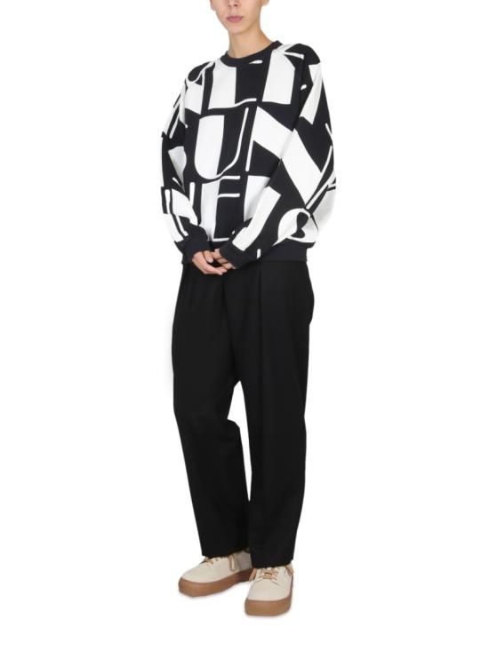  써네이 긴팔 티셔츠 CRTWXJER008 COT007ALL1 Black - SUNNEI