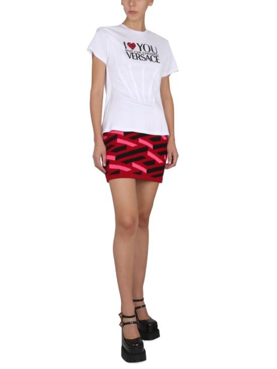  베르사체 반팔 티셔츠 1007532 1A053781W000 White - VERSACE